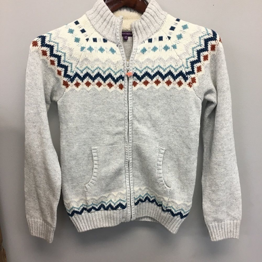 Sergeant Major | Wool Blend Fair Isle Zip Sweater